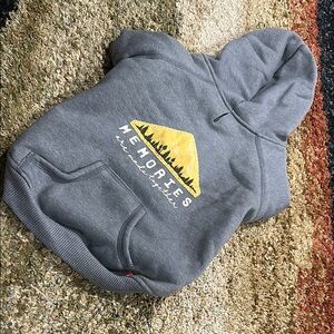 Reddy Dog Hoodie Memories are Made Together Gray Dog Sweater Large NWOT